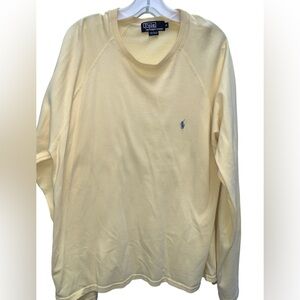 Polo by Ralph Lauren Men’s Yellow Pullover Size XL